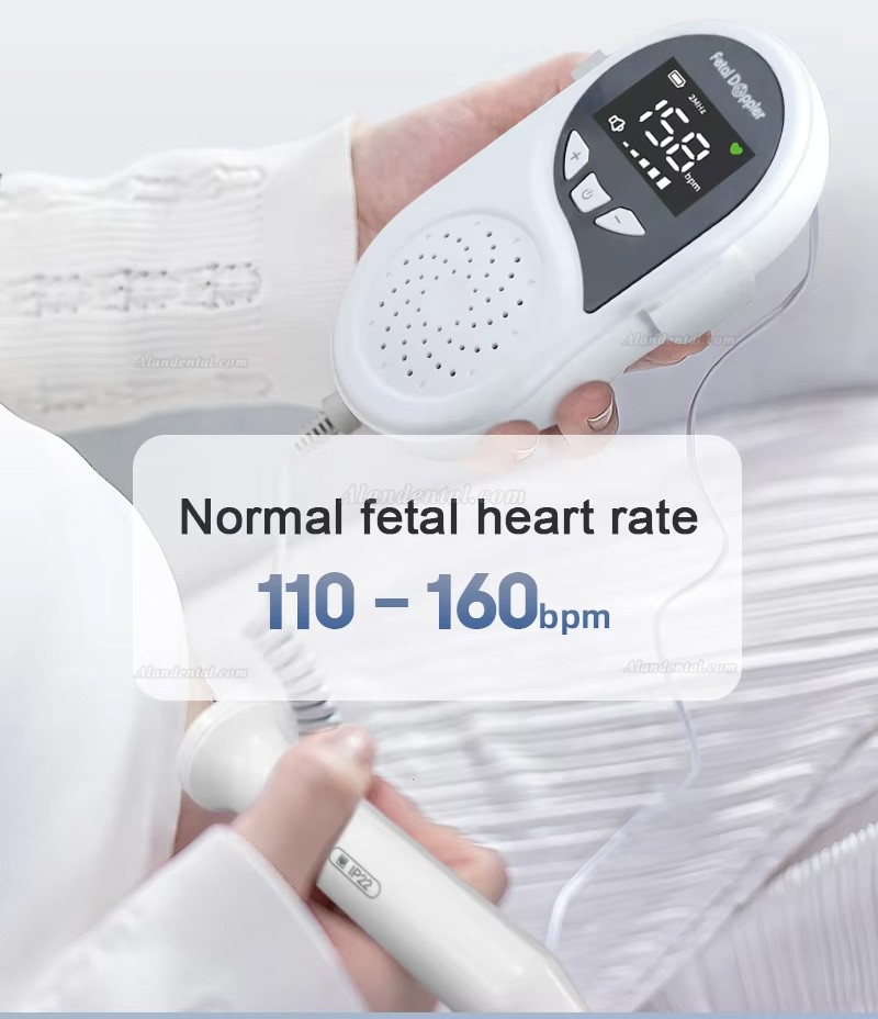 CONTEC 10B LED Baby Sound Monitor Pocket Fetal Doppler